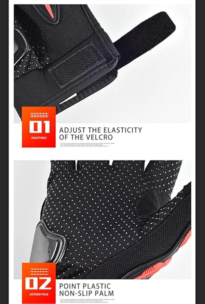 Guantes de Moto Unisex con Pantalla Táctil
