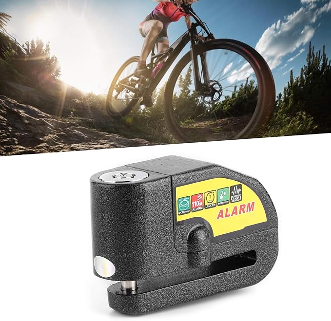 Candado Para Moto con Freno de Disco + Alarma