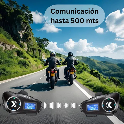 Intercomunicador Para Casco Moto Karler KR-M4 | Bluetooth + FM + USB + TF + Micrófono