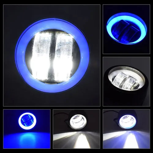 2 Exploradoras LED Ojo de Ángel Prisma 3 🚘🏍️