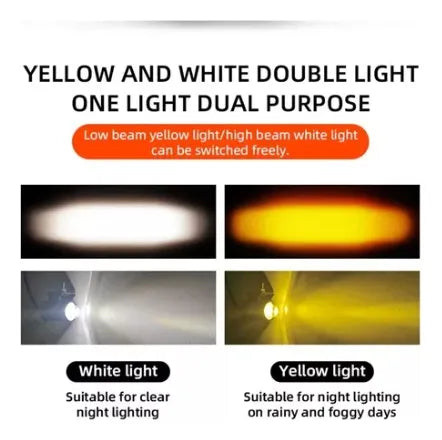 KIT Luces Exploradoras Mini Proyectores Dual Color – Alta Gama 🚀