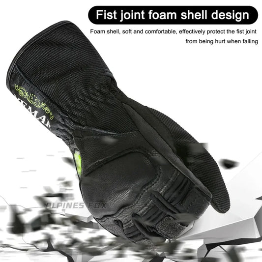 Guantes de Moto Transpirables con Pantalla Táctil y Protección