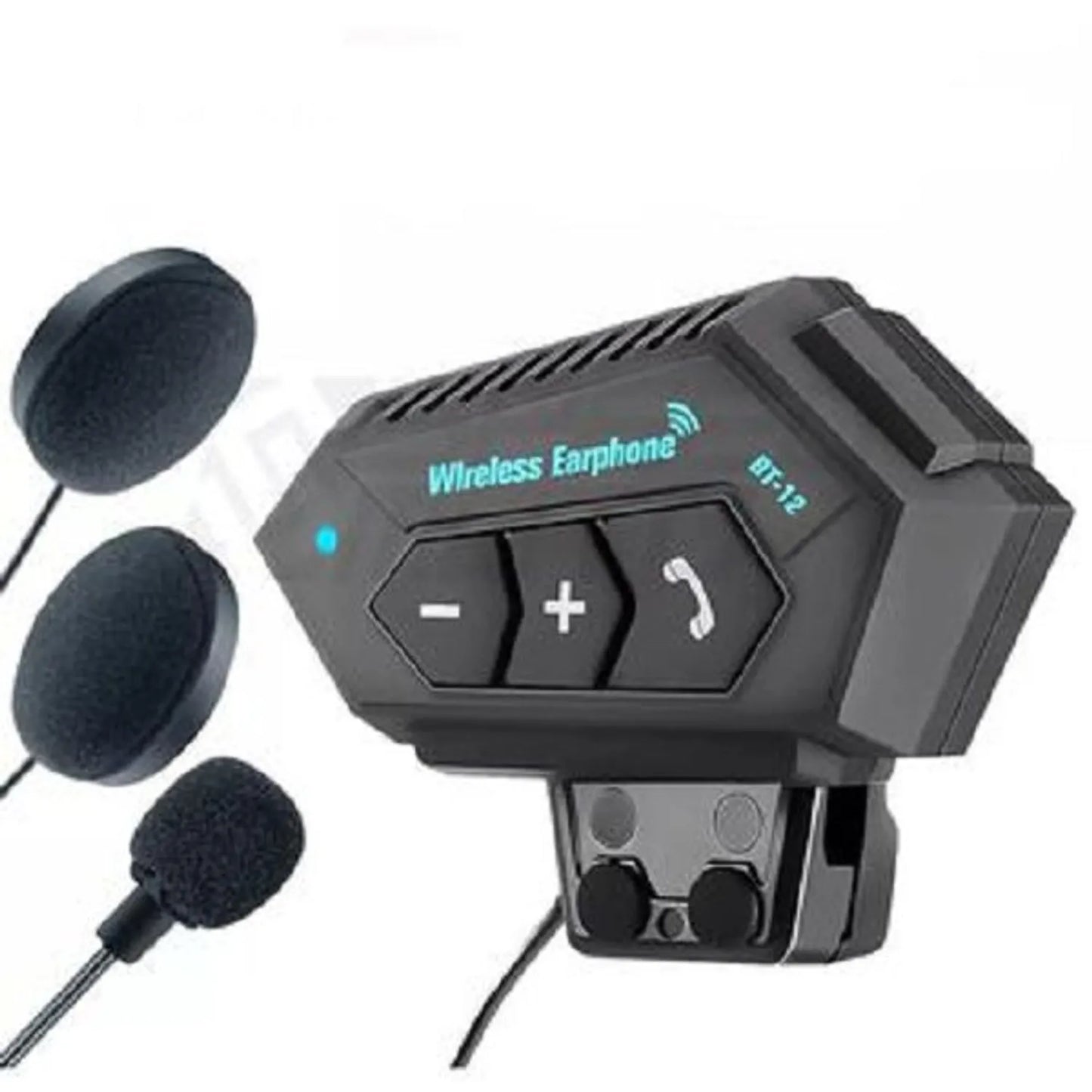 Intercomunicador Auricular Bluetooth BT12 para Casco de Moto